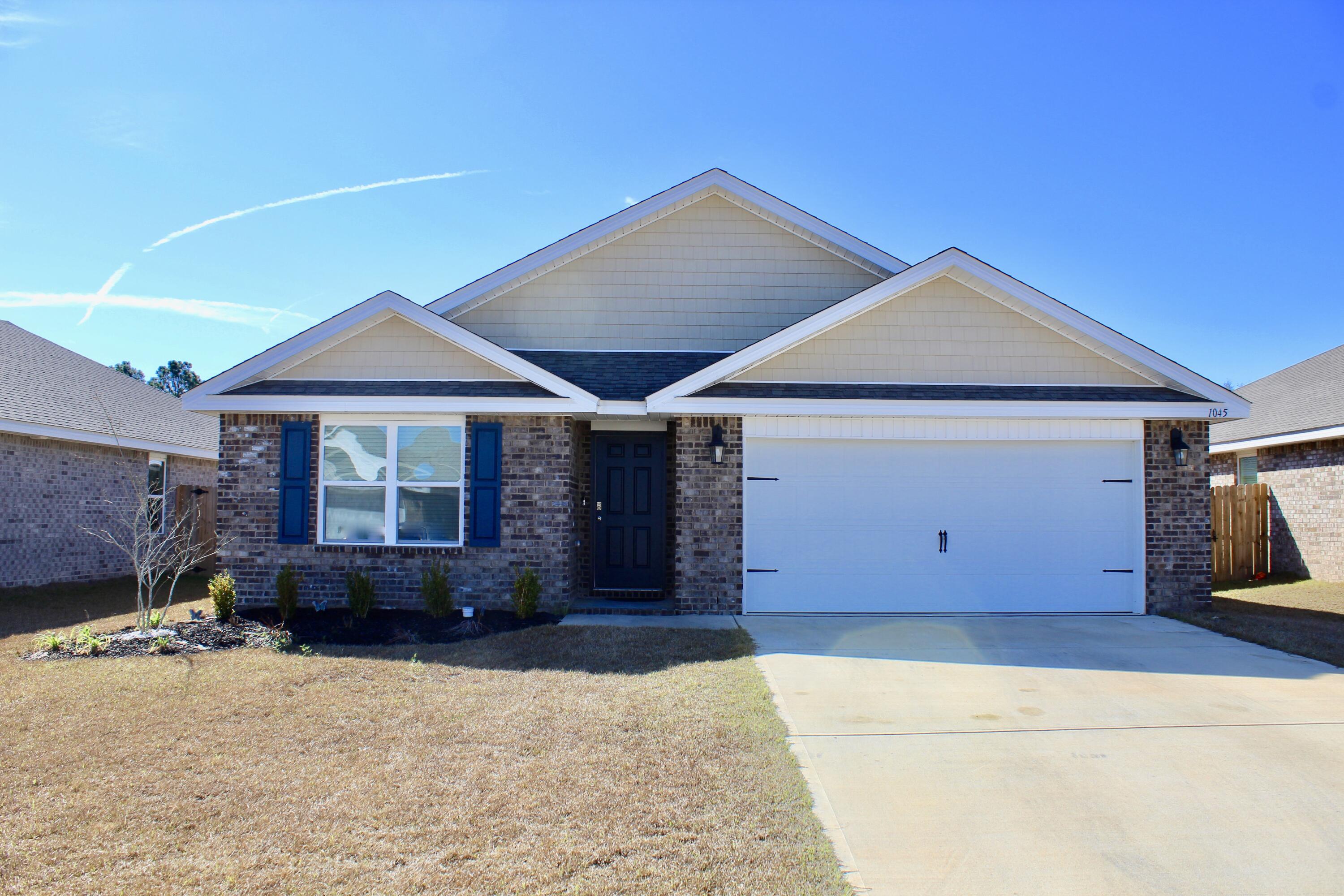 The Cali is one of DR Horton most popular plans that features 4 bedrooms, 2 bathrooms and 1830 sqft, covered back porch & 2 car garage. The open kitchen features an island, stainless appliances and granite countertop. The kitchen opens to the great room w/ access to the covered porch with an additional slab poured. The main living area and all wet area have LVP flooring and the bedrooms have carpet. The backyard is flat and completely fenced in.