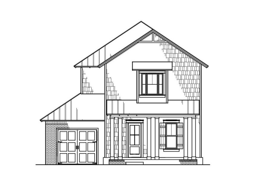 Entered for Comp purposes only. The Camellia plan offers 4 bedrooms, 3.5 baths, added pirate pool & screened-in porch, and an attached 1-car garage. The spacious floor plan includes 10' ceilings with first and second floor master suites, kitchen with island overlooking an open-concept living/dining area plus plenty of outdoor living space with 2 covered porches.  Interior features include Frigidaire Pro stainless steel appliances with 36'' cooktop and vent hood, choice of quartz or granite countertops, shaker-style cabinets, engineered hardwood flooring with tile in bathroom/both laundry rooms, and crown molding throughout. Exterior features include a brick paver driveway, metal roof, irrigation system, French style gas lantern, and brick & fiber cement sidin