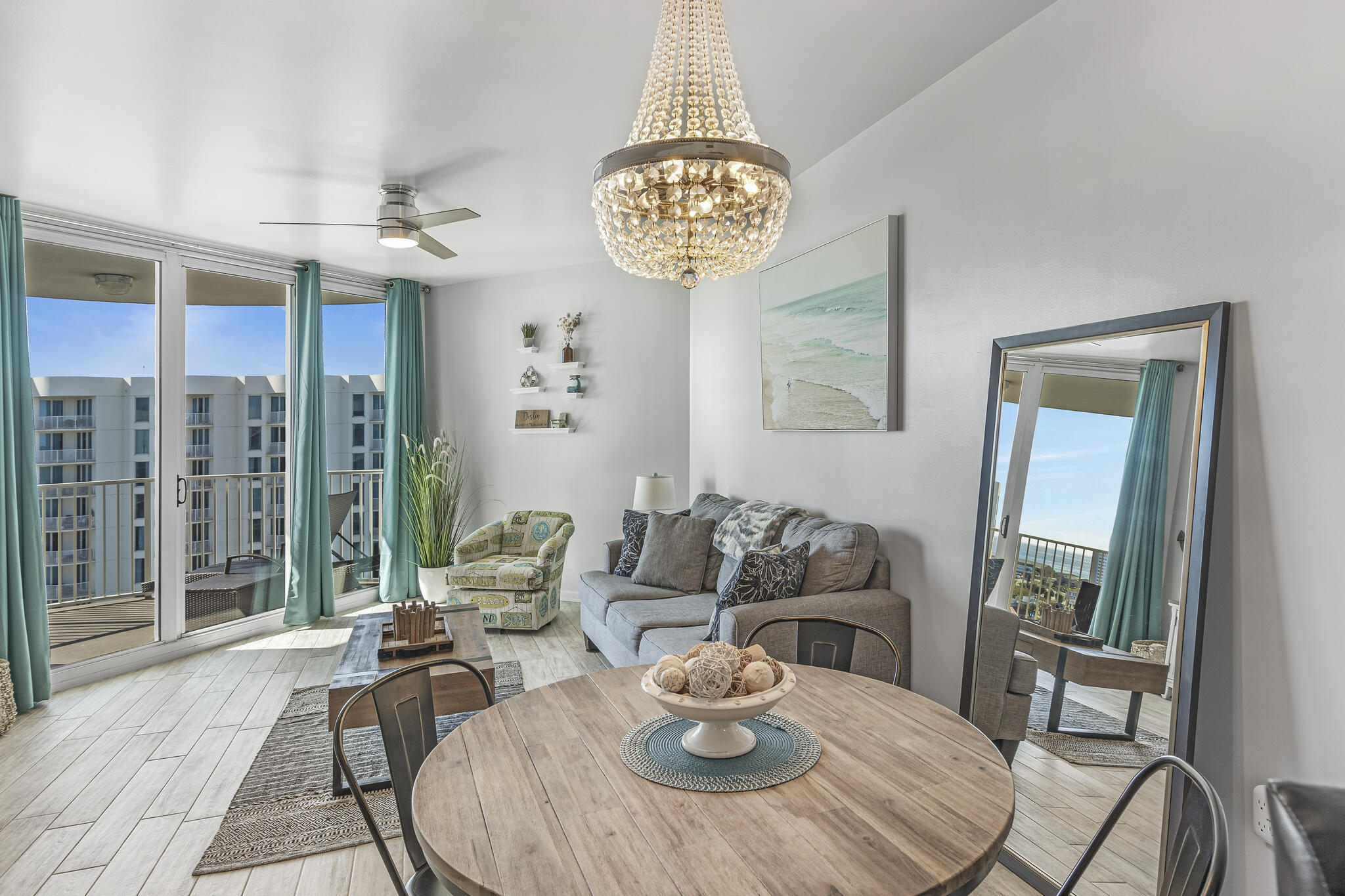 Incredible GULF views and overlooking the lagoon pool from the 11th floor is this NEWLY RENOVATED unit in the Palms of Destin all just minutes away from the beach. True resort style living is perfect for a second home or vacation rental!  The resort also offers tennis courts, gym, basketball court, children's playground and free parking garage (2 CAR parking space per condo). During the prime season, the Palms also offers a sit down Bistro on site restaurant that serves food and drinks poolside. Rental projections forecast up to $68,000 per year!!!