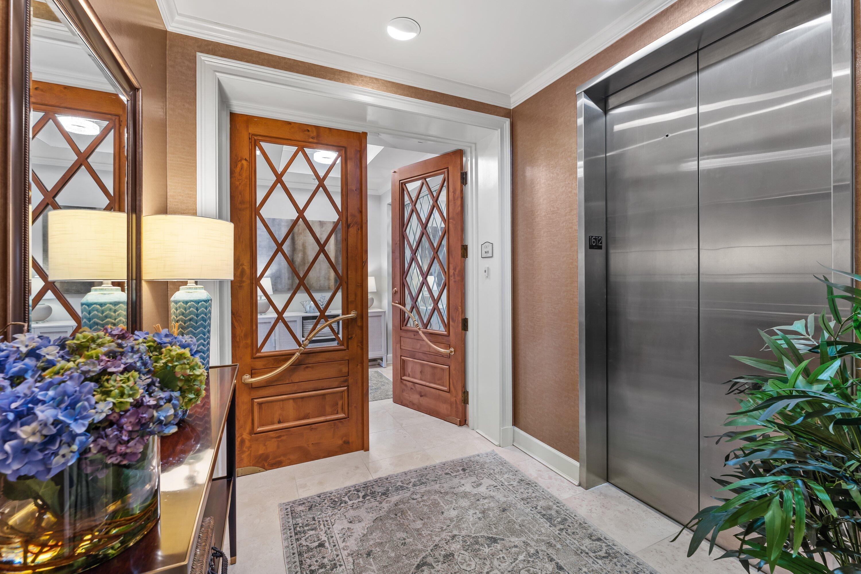 Rare Opportunity To Own The Highly Sought-After Darlington Floor Plan Located In Building 3 On The 16th Floor. Offering Incredible Views In Every Direction Of The Choctawhatchee Bay, Gulf Of Mexico, City Of Destin & Fred Couples Signature Golf Course. This Residence Has Been Completely Remodeled With Exquisite Finishes Throughout. Private Elevator Vestibule Off Foyer With Gorgeous Solid Alder Double Doors. Upon Entering The Residence There Are 2 Guest Bedrooms, 1 With Balcony Access & Both With En-Suite. Follow The Grand Hallway To A Dramatic Study Covered With Custom Knotty Walnut Trim & Finishes, Double Sided Gas Fireplace & Large Balcony. Formal Dining Room Has Unique Wine Cellar With Barrel Storage Cabinet & Tall Wine Cooler.