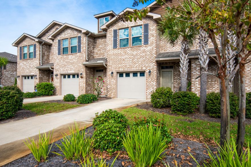 GORGEOUS....FULLY FURNISHED Townhome in East Navarre. Yes that is right, this unit is being sold furnished with like new quality furnishings. Just one mile to Navarre Beach & walking distance to some great eateries in Navarre. It has been barely lived in and like brand new. Offering 3 bedrooms, 2 and 1/2 baths, tile flooring throughout the main living area downstairs and the bathrooms upstairs, & granite countertops. High ceilings and recessed lighting adorns the main living area along w/stainless appliances. This isn't your typical townhome! It offers ample back yard space, approx. 400sf for outdoor living. In addition to your personal space you can enjoy the great amenities like the pool and playground. The HOA covers lawn care, building maintenance & insurance for extra piece of mind. This is a MUST SEE townhome for the price and location!  Contact your agent today for a personal tour. 