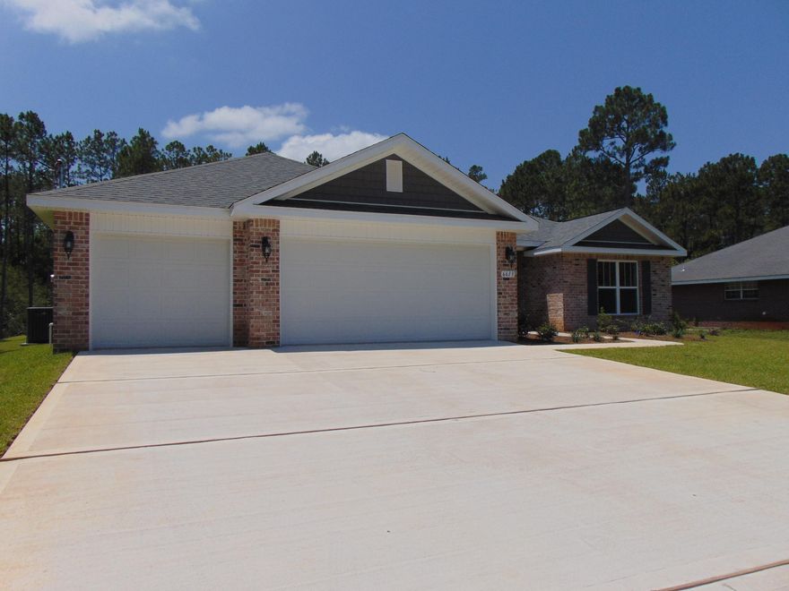 HOME UNDER CONSTRUCTION. COMPLETE & READY MARCH 2020. *The Vilano Beach features 4 Bedrooms & an Office/5th Bedroom, 2 Full Baths & 1/2 Bath,.*Popular Open Floor plan. * 3 Car Garage * Lot is 1/2 acre * No Homeowners Association * Covered Entry * Mohawk Luxury Wood Vinyl Plank in Formal Areas and Wet Areas * Mohawk Carpet in Bedrooms/Flex *Spacious Family Room with 10 Ft Flat Ceilings & Eglass Windows look onto the Rear Yard * Kitchen has Large Walk in Pantry & Granite Countertops & Large Island* Stainless Steel Appliances * Breakfast Cafe * Split Bedroom Plan *Master Bath: Double Sink Cultured Marble Vanity, *Builder's Signature Walk in Tile Shower & Separate Soaking Tub * 2 Oversized Walk-in Closets * Energy Efficient R-19/R-38 insulation & 2x6 exterior walls. *Builders Warranty Included