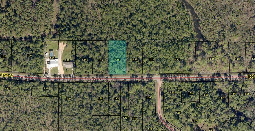 Great building lot in the sought after Bon Bay Drive area and completely in flood zone X.  Lot is nearly a half acre and less than a quarter mile from the shores of East Bay in south Milton.  Easy commute into Milton, Pensacola or Gulf Breeze/Navarre.  Don't miss out on this opportunity!