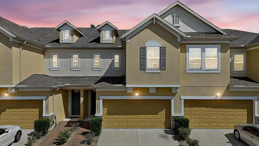 Welcome to Magnolia Pointe -- a sought-after 24-hour guard-gated community in Clermont, Florida (Lake County). This beautiful 4-bedroom, 2.5-bath townhome offers a bright, open floor plan with spacious living areas perfect for relaxing or entertaining. The kitchen features elegant wood cabinetry, quartz counter tops, and stainless-steel appliances, and is seamlessly connected to the dining area and living room. Step through the sliding glass doors to your private, screened-in patio--no rear neighbors, just peace and privacy. The primary suite is conveniently located on the main floor with a walk-in closet, double vanity, and a stand-alone shower. Upstairs, you will find three additional bedrooms, a large family room, and a laundry room for added convenience. This townhome is convenient to the community amenities: pool, fitness center, billiards room, and event space. Enjoy direct access to John's Lake from the private community boat ramp and fishing pier. Other outdoor perks include pickleball courts, a playground, and recreational facilities. Ideally located just 1.8 miles from the Florida Turnpike, and with direct access to State Road 50, you will enjoy quick access to Downtown Clermont, Downtown Winter Garden, shopping, dining, and top attractions. You are also just a short drive to Disney, Universal, and East Coast beaches! Don't miss your chance to live in one of Clermont's most desirable communities with lake access and resort-style amenities!