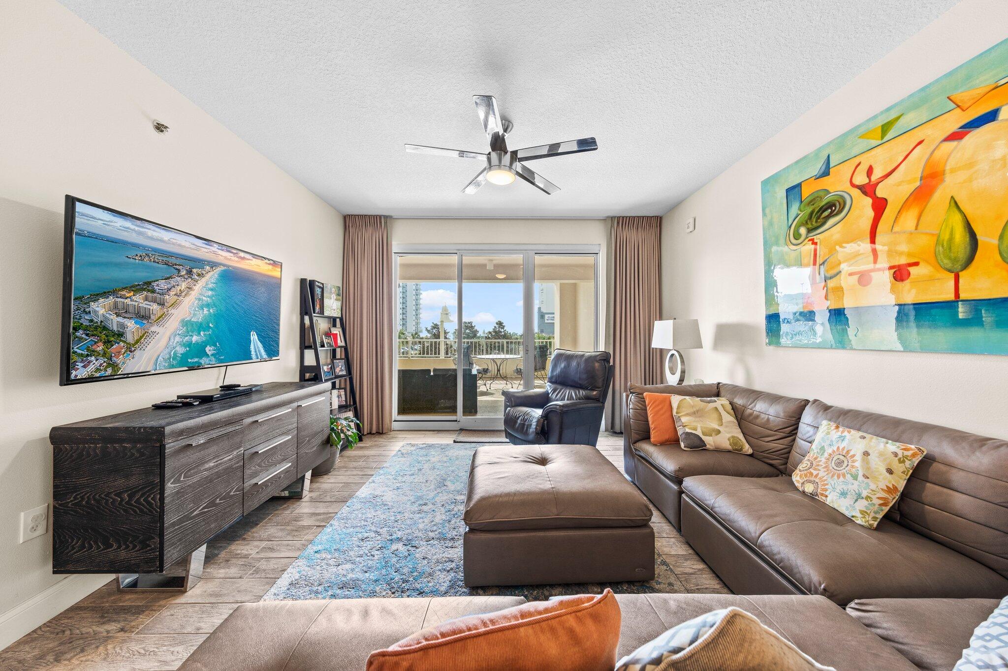 Welcome to your beachside retreat! This beautifully updated 2-bedroom, 2-bath condo with an additional bunk room offers a blend of comfort and functionality. Enjoy modern finishes, an open-concept layout, and a spacious oversized balcony ideal for relaxing, entertaining, or soaking in the coastal breeze.Located directly across from the emerald waters of the Gulf of America, this condo puts you just minutes away from white sandy beaches and endless sunsets.The community of Seascape Resort features top-tier amenities including swimming pools, fitness center, tennis courts, pickleball courts, basketball court, golf course, and fishing areas--everything you need for recreation and relaxation all in one place. Call your favorite Realtor to schedule a showing!