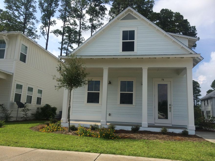 Audubon Point is nestled up next to the Pt. Washington State Forest, less than a mile from Bay Elementary and Eden Gardens State Park, while only being within a 5 minute drive to Seaside and the Gulf of Mexico. This home features 9X36 porcelain tile floors, Stainless Steel Appliances, Granite throughout, Princeton style cabinets, 10 foot ceilings, 8 foot doors, Crown Molding, Master Downstairs and the list goes on! A short drive to Publix and the shops of Seaside, and many local golf courses.