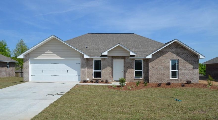 NEW CONSTRUCTION! ALL BRICK HOME WITH THREE BEDROOMS AND TWO BATHS plus an EXTRA ROOM FOR AN OFFICE! GRANITE will be in the kitchen and baths. Porcelain tile will be in all the wet areas with a neutral carpet in the bedrooms and living room. Stainless steel appliances in the kitchen include microwave, dishwasher, and smooth-top stove/oven. The large quarter acre lot will be fully sodded with a professional landscape package. Together with the preferred lender, builder offers to pay all closing costs except the VA funding fee, prepaids, or discount points. Buyer to verify all data deemed important. House expected to be complete by May 2015.