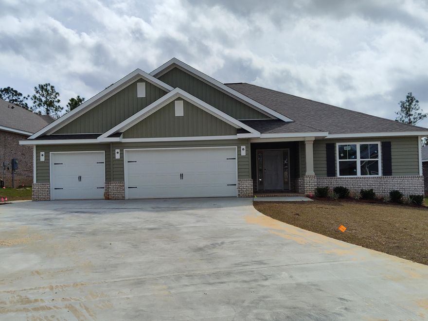 * $1VA Move In or $15K YOUR WAY on this Home: Seller will contribute Up to $15,000. Towards Interest Rate Buy Down, Closing Costs Pre-paid Items or Price Reduction (Certain Restrictions Apply) *Move In Ready * Large Lot 74' x 300' Deep * 2x6 Exterior Construction * St Andrews Isle III Plan is a Split Bedroom Plan - 2 Master Suites - 4BR/3.5BA & 3 Car Garage * Main Living with 10 Ft Ceilings & Trey * Luxury Vinyl Plank in Main Living Area & Wet Area's * Kitchen features 10 Ft Ceiling, Granite Countertops & Island, Stainless Steel Appliances, Walk In Pantry & Breakfast Cafe * Master Suite with Builders Signature Zero Entry Walk in Tile Shower & Double Vanities*  Ceiling Fans * Large Rear Covered Lanai *Manabloc Plumbing * Irrigation * Builder & Structural Warranty Included *
