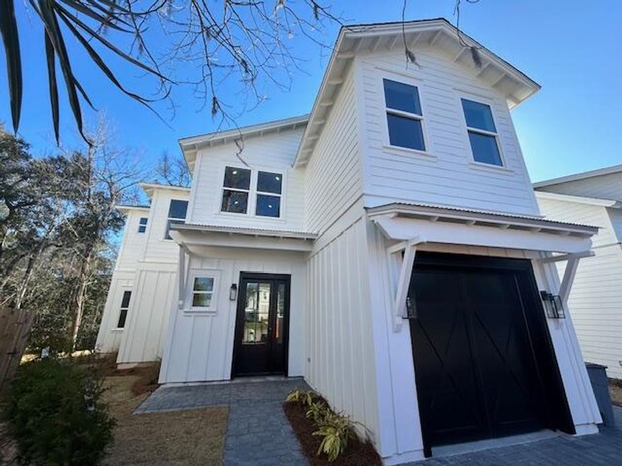 NEW CONSTRUCTION BY COASTYLE HOMES! Waterfront Bay Community and CLOSE proximity to everything! MUST SEE!This custom Florida Cottage NEW home boast 2247 sqft heated and cooled with 4 Bdrms and 3.5 baths, located in the sought after Sacred Oaks Subdivision PH 2.  The neighborhood features water access to a shared community boat dock, brick paved streets, underground utilities, street lamps, and a bridge walk over to the open bay.  This stunning custom new home features foam insulation, walk in open floor plan, custom tile backsplash, quartz countertops, and vaulted T&G wood ceilings.  Living and dining include generous pantry,  custom built closets and a brick pavered back patio to enjoy BBQ's or spend quality time relaxing!  This cozy Florida cottage house is a MUST SEE!!