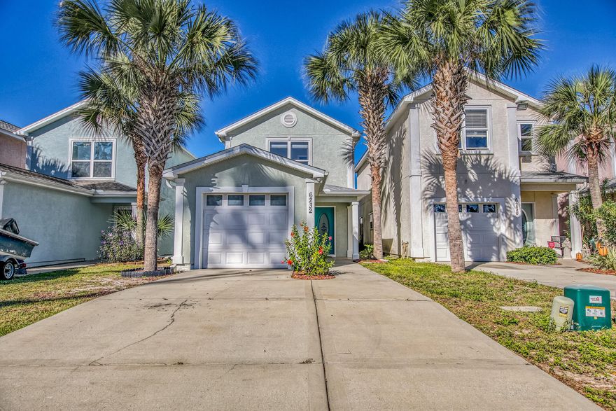 Excellent location on the East end of Panama City Beach. This is a tremendous opportunity for your first home or an excellent rental property. You or your guests can drive to the World's Most Beautiful Beaches in just a few short minutes! This home is located close to the Navy Base as well as great shopping and dining. This lovely home offers tremendous value. NO HOA. New roof February 2019. New deck installed. New appliances including dishwater, refrigerator and dryer. New HVAC and water heater installed less than three years ago. The home features energy saving LED lights and ceiling fans throughout. The carpet is one year old and well maintained. The garage has pre-installed hooks for storage, including cable and pulley lifting which would be perfect for a kayak!