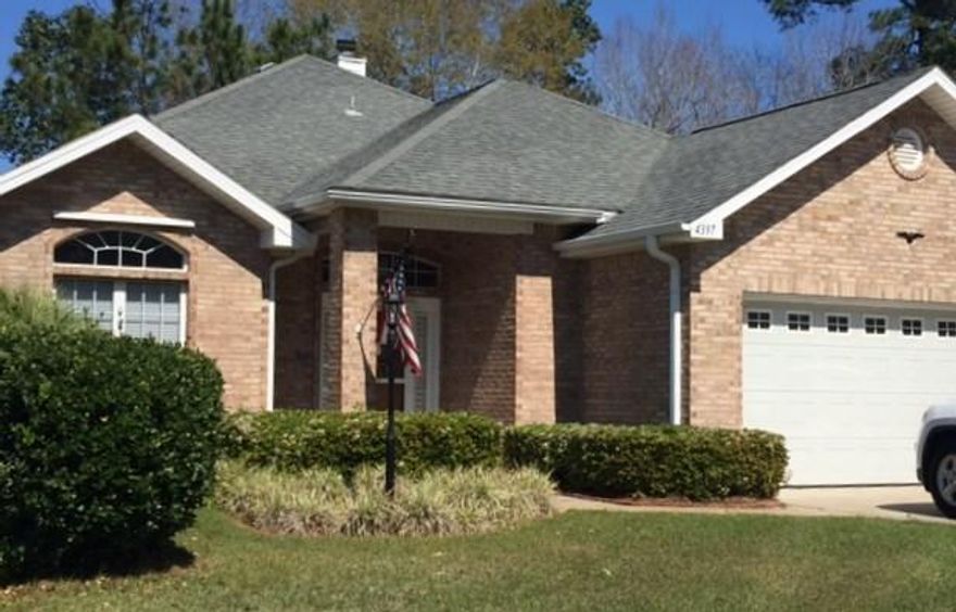 Beautiful brick home on the golf course in Bluewater Bay neighborhood of Miller's Run. Oversized foyer, hickory wood floors, granite counter tops, stainless appliances including gas stove, tons of counter space, room for 4 bar stools! Two eating areas, recessed lighting above the kitchen cabinets and tons of natural light. Living room has built ins, gas fireplace and crown molding. Nice laundry room and heated and cooled florida room. Available June 1st for $2000/month including yard service. Owner will consider a dog only, no cats. Dog must be spayed or neutered, up to date on all shots, and fully housebroken. Yearly non refundable pet fee of $250 and a one time refundable pet deposit of $250 due at lease signing.