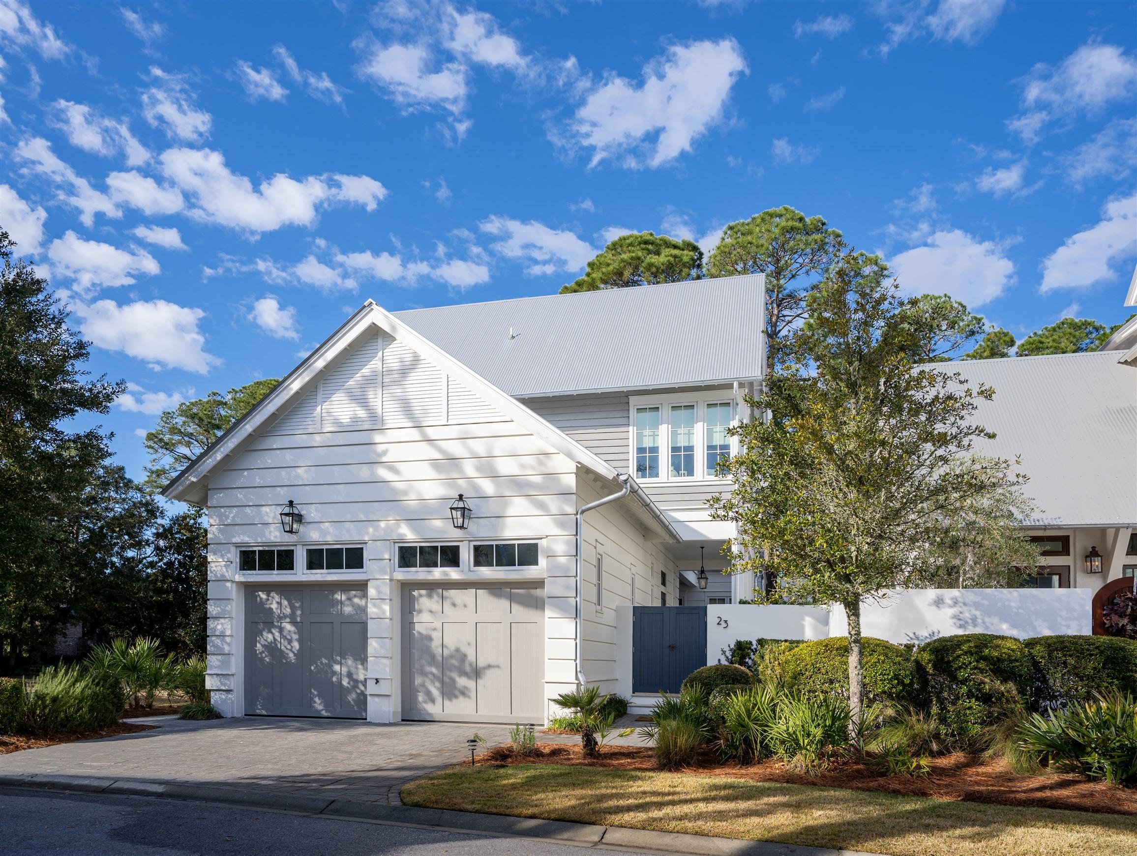 New to Market in Churchill Oaks, South Walton's Premier Boating and Waterfront Community. This Custom Home Designed by Geoff Chick, and constructed by Coastal Custom Builders Features 4 Large Bedrooms with En-Suite Bathrooms, plus one 1/2 bath. Custom Features Include Thermador Kitchen Appliances, Quartz Counters, Large Walk In Pantry, Fumed White Oak Flooring, 12 Ft. Beamed Ceilings, Ship Lap Walls, Steam Room and much more. Spacious Outdoor Living with Fireplace and Summer Kitchen is the Focal Point of the First Level with an Open Kitchen to Dining to Living Area Floor Plan, Junior Master Suite, Office & 2 Car Garage. The Second Floor features the Primary Master Suite, Steam Room, Beverage Center, Screened Porch and Two Large Guest Suites. A Must See Home for Luxury Home Buyers.