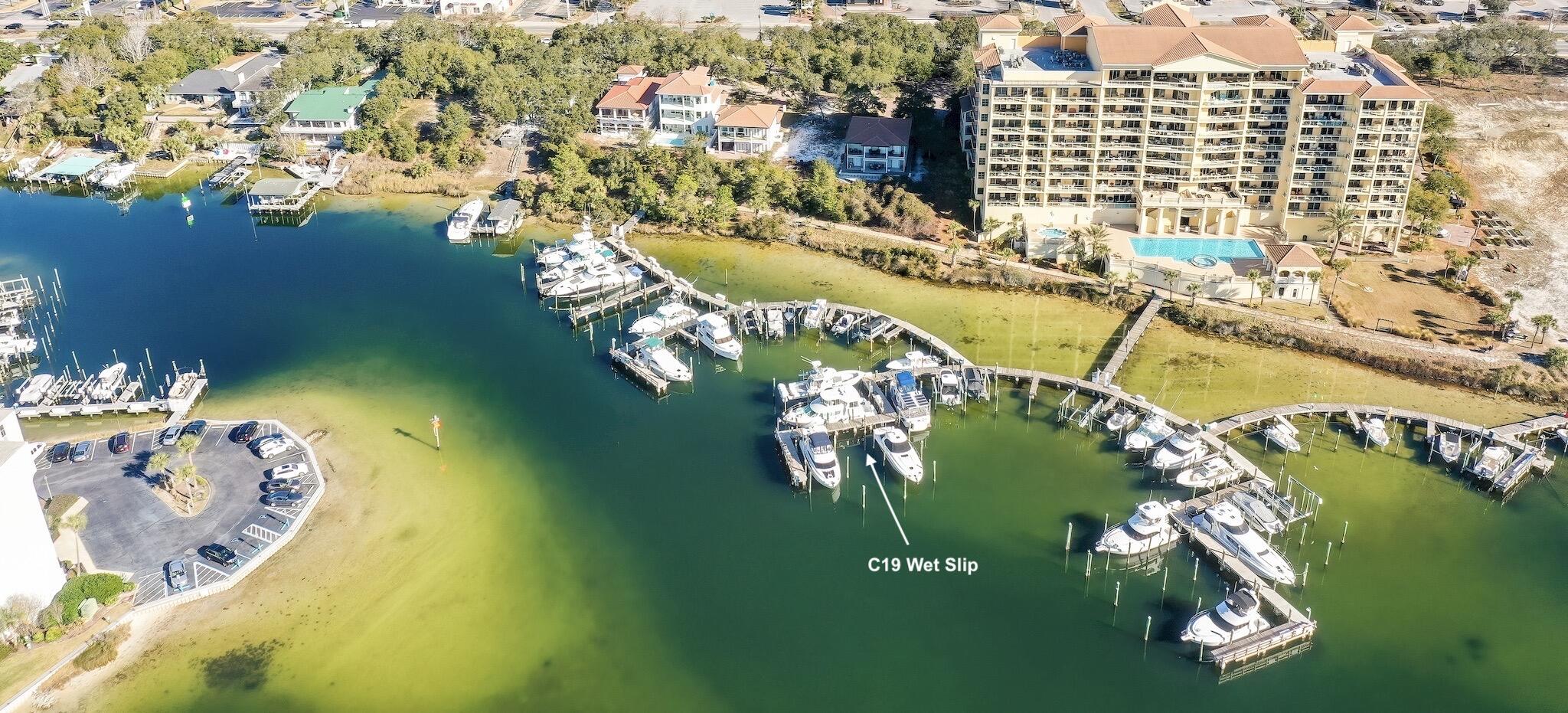 C-19 Boat Slip is a 55 x 19 ft wet slip for sale in Marbella Yacht Club. Sales conveys to Buyer via ''Assignment of Use'' plus Buyer to pay 6% Florida Sales Tax. Buyer to confirm all dimensions and Marbella Yacht Club Monthly Dues. Monthly Yacht Club Dues do not cover electricity usage from shore power. Marina Dues $357.50 per month.