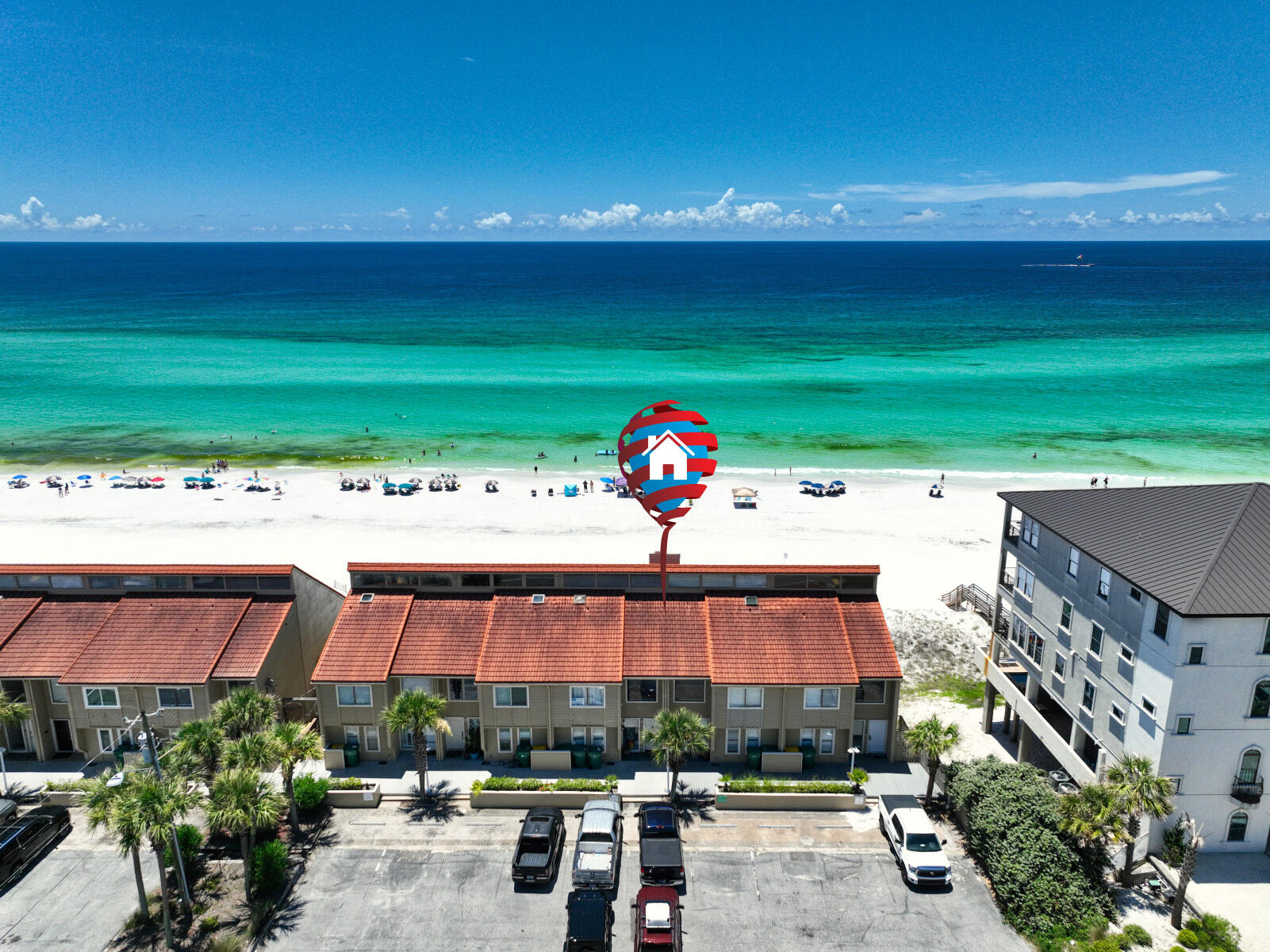 Being offered as one of the lowest priced beachfront homes in a long time, this will NOT last long! With a private beach right outside the backdoor and easy, level parking available for four cars, this townhome is the perfect choice for a primary residence, second home, or investment property (AirBnB or VRBO short term rental). With some of the homes in this community producing over $250K in gross rental revenue, this could be your very own cash cow! Currently configured with 4 beds/3.5 baths, an additional bunk room could be added in the loft above the master bedroom as a value-add opportunity. The updated kitchen, new shiplap, renovated bath on the main floor, and other upgrades make this property stand out amongst the pack! See the 3D virtual tour & call today to schedule a showing!