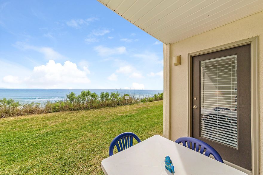 This condo is situated in the authentic Old Florida town of Seagrove Beach, located about a mile to Seaside! The moment you open the door to this gulf-front condo, you'll be stunned by the dazzling view across the room. Right outside the sliding glass door, is the emerald water of the Gulf of Mexico. This condo is thoughtfully furnished for relaxed, care-free fun. The living room opens to your private patio and mesmerizing sound and views of the gulf and beach. The master bedroom is furnished with a queen bed and a large private bath. The gracious guest bedroom has soothing pastel colors, a queen bed with close access to the second bath. If you like to cook, you'll love the spacious, fully-equipped kitchen.