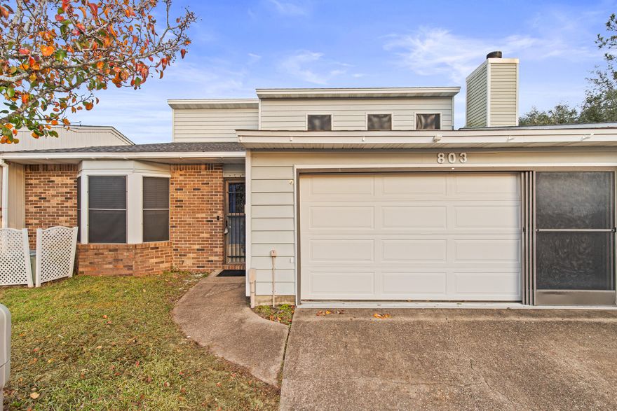 Whether you're hunting for a smart investment with killer rental potential, or the ultimate family pad--this 3 bed, 2 bath gem, over twenty-four hundred square feet, nails it. Prime spot--minutes from Fort Walton Beach Medical Center, smack in the heart of town. Zip to Eglin or Hurlburt in no time! Downstairs, the massive master suite rocks generous closet space and a luxe en-suite bath. The kitchen? Sky-high vaulted ceilings, open-concept vibes--perfect for whipping up meals or hosting friends. Upstairs, two cozy bedrooms share a sleek hall bath, plus a flex space begging to be a game room, gym, or chill zone.         -Roof replaced September 2023, -New water heater 2025, -Water softener system (No laundry detergent required)