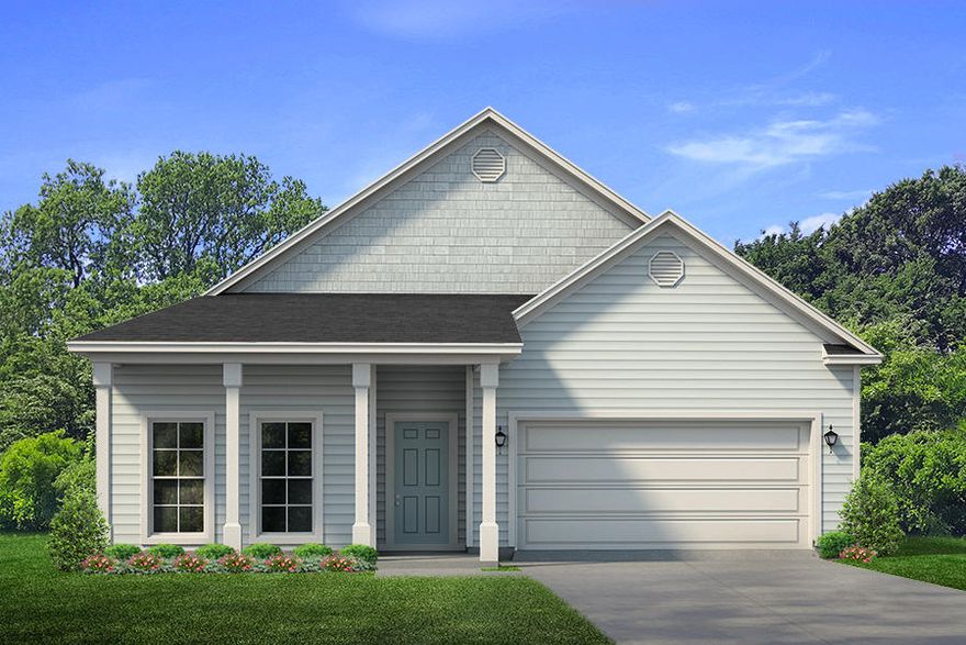Welcome to Firefly. These homes are constructed with 4 sided Hardie, aluminum fascia with vinyl sofits, a reinforced concrete foundation, weather resistant house wrap barrier, and dimensional shingles with a 30 year warranty. This is the Dover plan. Standard features of this home include elegant 9' ceilings, EVP flooring throughout the common areas, carpet in all bedrooms, stainless appliances including a stove, microwave and dishwasher.