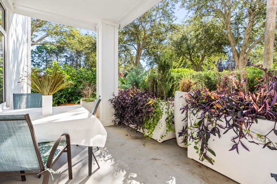 💥Rare find!💥 Premium ground floor corner unit in Sandestin's newest building; Elation. Private patio with courtyard view, ideal for morning coffee or evening wine- easy in and out for the fur-babies or after a shopping adventure. Upgrades: new HVAC, water heater, and appliances. Custom kitchen cabinets, quartz countertop, luxury LVP flooring, custom window treatments, all new furnishings in August 2023 when it was purchased without any furnishings! Owners of Elation enjoy priveledged access to the private waterfront ''Solstice Club'' with sunset view, outdoor grilling area, large entertaining space, screened porch, indoor kitchen/bar area, and private fitness center.