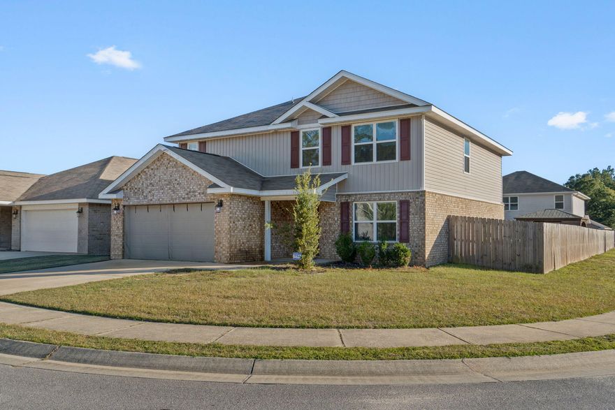 5 BEDROOMS!!! This home has plenty of space! Starting with a flex room that can be used as an office/study or a formal dining area. Going into the kitchen it is open to the living area and has a LARGE island and lots of storage! The primary bedroom is downstairs with a large shower, double vanity updated fixtures and a roomy walk in closet with shelving! Everything you could want for a master suite! The Master is also split being the only bedroom downstairs with the additional living quarters being upstairs. Going upstairs you have a large second living area, perfect for kids, family or friends! The four bedrooms are located on the second floor a long with the laundry room!! This home has it all! DO NOT WAIT!