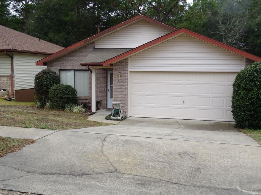 Freshly and tastefully painted inside. and garage. Great Floor plan. 2br/2ba. Eat-in kitchen and formal dining area as well. Great closet space. Spacious kitchen! Open Deck and large fenced backyard. 2 car garage.