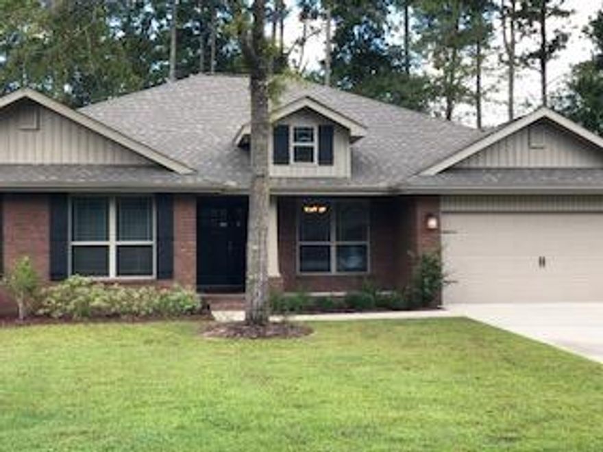 Gorgeous all brick craftsman style home. This Adams Model home has 4 bedrooms, and 2 and a half baths. The master bedroom is very spacious with a large master bath. Each room is very spacious with bathrooms close to each. This all gas home features ceramic tile in the wet areas, wood in the family room, dining room, and hallway, and carpet in the bedrooms. This home has all stainless steel appliances to include a gas stove. You can feel secure with the security system that has been wired in, and the entire house has blinds so you can be worry free when moving in.