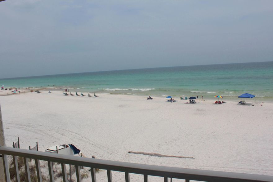 Beautiful Gulf Front two story Condo in Seagrove Beach. Eastern Shores phase I consists of 9 gulf front units. This unit is rental ready and being sold furnished (excluding chest under the tv). The first floor consists of a large bedroom with a simi-private bath with a connecting tub to the hall bathroom, hall bunks, full kitchen and a living room with vaulted ceilings. A second bedroom was added to the loft area. Amazing views of the of the Gulf of Mexico and Eastern lake.Owner will consider all offers .