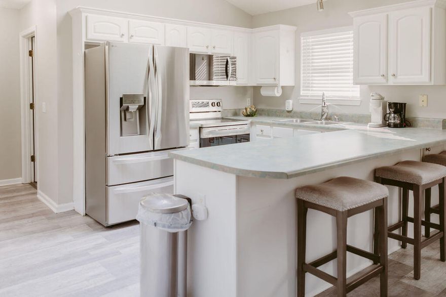 Tucked inside the gated Palm Cove community, this inviting three-bedroom, two-bath home offers the kind of comfort and location that make everyday living feel like a getaway. Fully furnished and move-in ready, it's a great fit for a small family or someone looking to enjoy a relaxed coastal lifestyle. You'll love being just a short walk from the Gulf, with Pier Park only minutes away for dining, shopping, and entertainment. The screened back porch is a perfect spot to unwind in the evenings, and the community pool is just steps from the home.Showings are by appointment only. Please call or text Angela at 520-208-0355 to schedule. Applicants must provide proof of good rental history from a previous landlord or verifiable mortgage payment history.