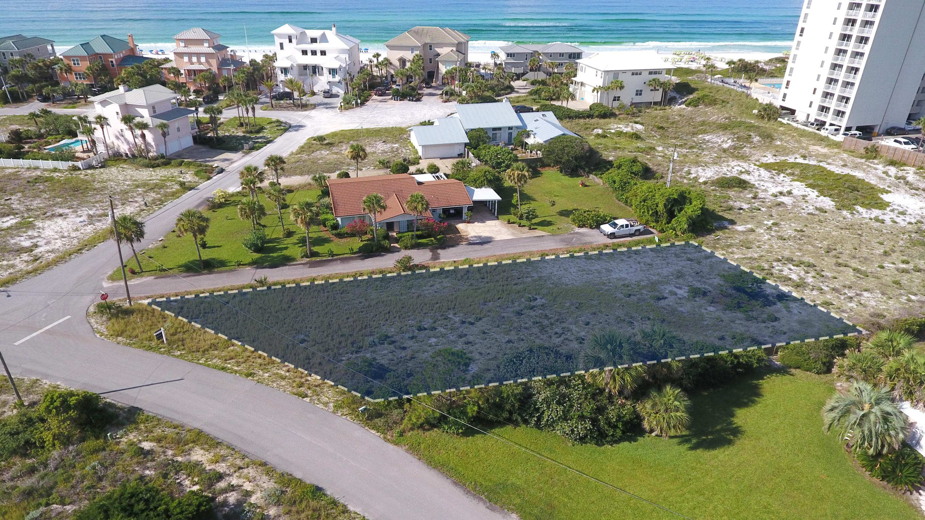 Just a few lots from the beach, priced to move, over a 1/4 acre, Gulf view capabilityneed I say more? Come take a drive by the private and exclusive gulf front community of Gulf Pines. This large lot is a short walk to the private beach access and owners pavilion. Location is the key and it's hard to beat being this close to the sand, but also being minutes away from the Silver Sands Outlet Mall, Baytowne Wharf, numerous fine dining restaurants, or even the private Gulf Pines lakes for catching fish! Call today for more information to help you decide if this lot is perfect for you future Primary Residence or Vacation Rental!