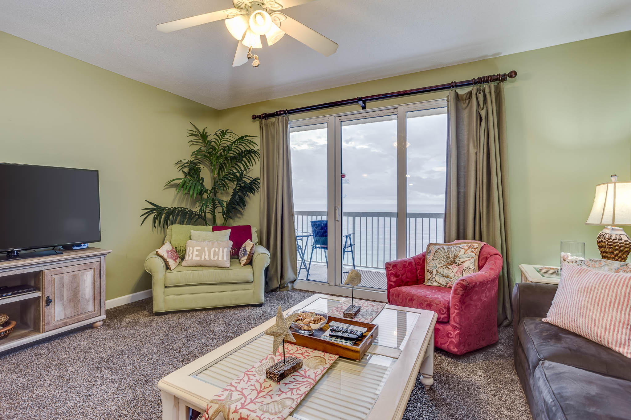 BACK ON THE MARKET! Seychelles is a fantastic luxury gulf front condo on the quiet east end of Panama City Beach. Located next to the famous Schooners restaurant. A cozy blend of bright beachy colors, this condo will accommodate 6 comfortably. Built-in hallway bunks, a sleeper sofa and the master offers a king size bed. A fully equipped kitchen, eat-in breakfast bar and open living area makes this space feel open and airy. Endless views of the sugar white sandy beaches can be enjoyed from your large balcony. Amenities at Seychelles include large tropical inspired swimming pools, one which is heated, a kiddie pool, jacuzzi and a fitness center. St. Andrews State Park is just a short walking distance away.