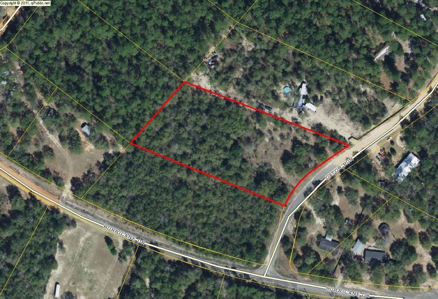 Over 2 acres with septic, water tap and power pole (no useable electrical box, just power pole alone). Property has been mowed on the front of the two acres. Has a good circle drive. Perfect for that mobile home or to build that dream home.