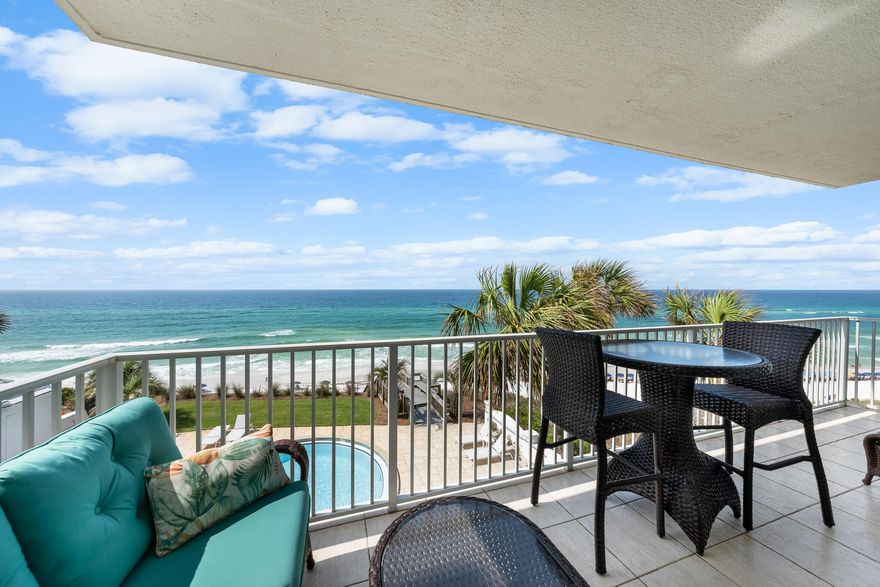 Immerse yourself in the most coveted trends emerging in 30A real estate: private beach access, rental-restricted ownership, low-density community, and easy access to some of the world's most beautiful beaches. White Cliffs in Blue Mountain Beach is revered for its sense of intimate private ownership along 30A. With 14 total condos and only two full-time residents, this pinnacle of exclusivity is renowned for its feeling of being like a personal resort when enjoying community amenities.  Located in the heart of Blue Mountain Beach on top of one of the highest elevations on the entire Gulf of Mexico at 45 feet above sea level, this third-floor, spacious, west-end direct gulf-front luxury residence offers stunning views and sunsets galore from one of 30A's best-kept secrets!