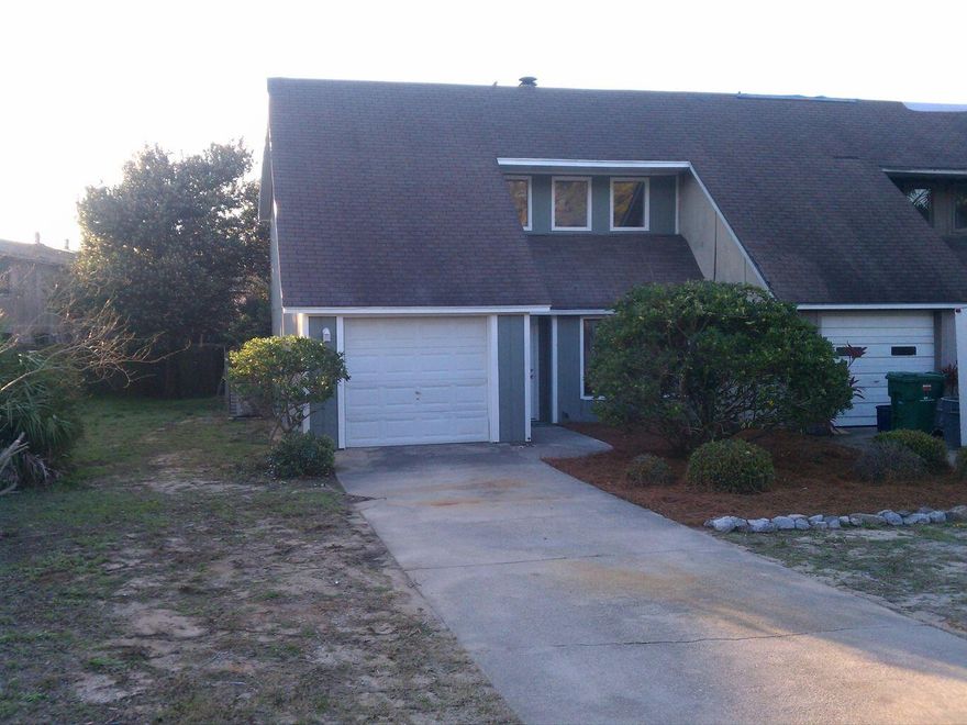 This 3 Bedroom, 2.5 Bath is centrally located in the Heart of Destin. Walking distance to Boshamps as well as other places. This townhome boasts cathedral ceilings, fireplace in family room,  large separate dining room that is open to the kitchen. Downstairs is all tile. Ceiling fans, throughout. Half bath downstairs and two full baths upstairs. Screened in porch out back, and full fenced back yard. Lots of cabinets and counter space in kitchen. Inside Laundry. Freshly painted.  Landlords are Active licensed Florida Realtors.