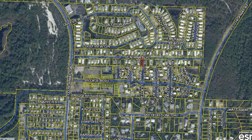 Best priced lot - and one of very few remaining - in Blue Mtn Beach. VENTANA DUNES a very desirable neighborhood with mostly full-time or 2nd home residents, conveniently located on Scenic Hwy 30A close to beach access, shopping, restaurants and hiking/biking. This is a GREAT HOMESITE!