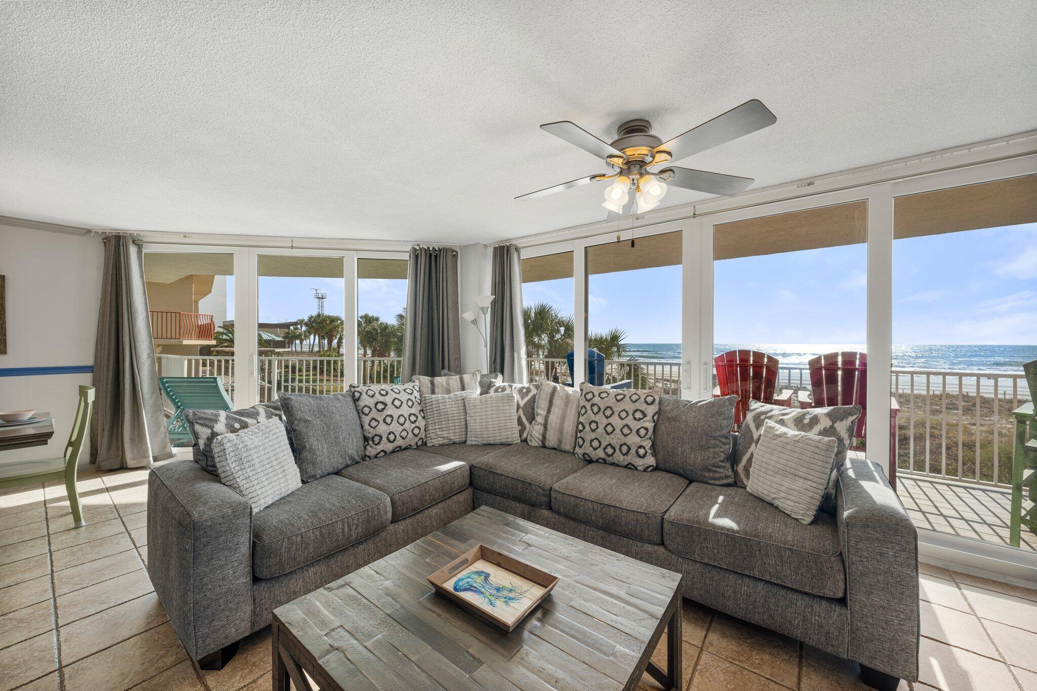 DUNES OF PANAMA PHASE V UNIT E-206 ORB 1015 P 1886 3BR 2B 1480 H&C ORB 3798 P 58 GARAGE UNIT G-64 - Residential