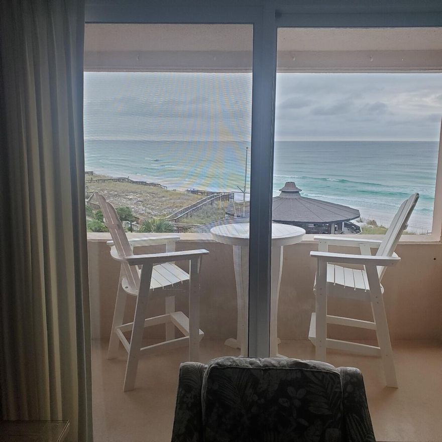 Jetty East is a Gulf front Gated 6-story midrise with under building parking located on the beautiful sugar sand beach in Destin, Fl. The location is unique as it is located on Holiday Isle (Gulf Shore Drive) which ends at the New Norriego Point Park.  Gulf Shore drive has a bike or walking path. The jetties of the east pass make a great spot to snorkel or fish from the jetties. Jetty East is one of the few condos to offer covered parking. 413A is a gorgeous one bedroom overlooking the gulf, pavilion and pool.  Features include plank flooring, granite countertops, upgraded kitchen cabinets, Spanish lace ceilings, stainless steel appliances, new Pollywood patio furniture, ceiling fans in the bedroom and living room. Rental income 2023 $49,805, 2024 $42,000(no winter income) 2025 $41,000 (no winter rental).The unit features EFCO (category4) sliding glass doors and windows paid for by the seller. Approximately $25,000 value. Begin and end each day enjoying spectacular morning views of the Gulf of Mexico. Enjoy evening sunsets and seasonal fireworks from the beach. Great location for shopping, grocery stores (New Publix) and restaurants. Jetty East Amenities: 900 feet of beach, 2400 sq. ft. pool with sun deck, hot tub, beach side pavilion with charcoal grills, 3 beach accesses, tennis courts, pickleball, fitness room, kids' activities, music entertainment, shuffleboard, covered parking, 24-hour security. Remodeled owners' room with full kitchen for meetings or parties. The required Milestone Study and Structural Reserve Study were completed mid-summer 2024. Financing Note: 98% of STR condos are Non-warrantable/ Condotel. No conventional (government backed Fannie or Freddie) financing.