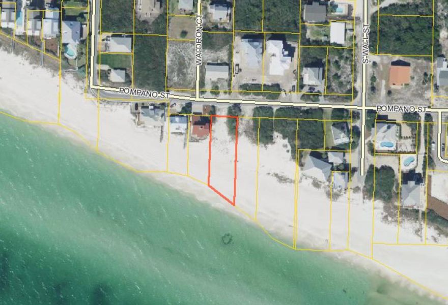 Now is the perfect time to purchase this high demand gulf front lot close to Rosemary Beach. Imagine building your dream home on this gorgeous lot with stunning gulf views! If you seek an investment and desire to build a gulf front estate for your family or one that will produce rental income, this lot has the desirable location for all your wishes. There are many possibilities with this 65' gulf front homesite. Call today for additional information. Buyer to verify all dimensions.