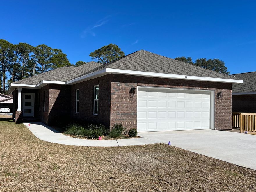PRE SALE of NEW CONSTRUCTION by Hi Lite Homes in Villa Tasso, one of the fastest growing communities in the Niceville area!!  This adorable and AFFORDABLE 3 bedroom, 2 bath brick home with a 2-car garage will be ready by the end of the year.  The open, split bedroom floorplan is sure to please all buyers and the yard is the perfect size, not too big and not too small. This home is located on a street with other new homes surrounding it and another new home will be built next door. Homes in this price range go fast so don't miss your opportunity to make this NEW home your own!