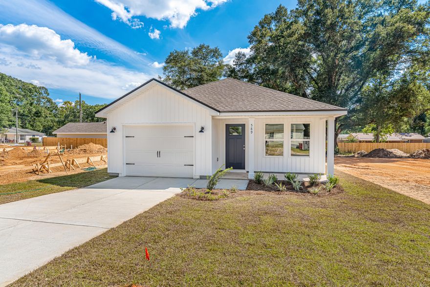 UNDER $250,000 - CALL TO INQUIRE & SEE IF YOU QUALIFY FOR 4.99% PERMANENT FIXED RATE BUYDOWN UNTIL END OF SEPTEMBER ONLY (RESTRICTIONS APPLY) -READY NOW this brand new 'Scarlett' floor plan will have fully landscaped yard with privacy fence, luxury vinyl plank flooring, raised ceilings, recessed lighting, ceiling fans thru-out.  Open plan features work island w/quartz countertops & bar seating plus dining space.  Walk-in pantry, front & rear porches for relaxing.  Amazing affordability with convenient location in all directions.  Call to see today.