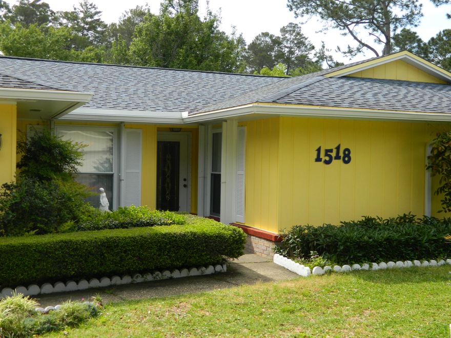 Welcome Home to your Niceville Oasis in Palm Estates. Strategically located near Shirk Bayou, this home boasts curb appeal galore! Enjoy fresh fruits from the mature lemon, fig, persimmon, and two pear trees.Escape inside to find renovations to match the exquisite landscaping. You will find New Cane Hickory flooring flowing from the living room, dining room and family room down the hall to the newly carpeted bedrooms. Hall Bath and Master bath have been renovated with new tile, lighting, fixtures and vanities. Every room has been freshly repainted and with added touches around the window sills and blinds. The kitchen cabinets have been refurbished and feature new counters. And Copper Wiring.What are you waiting for? Schedule your appointment today!