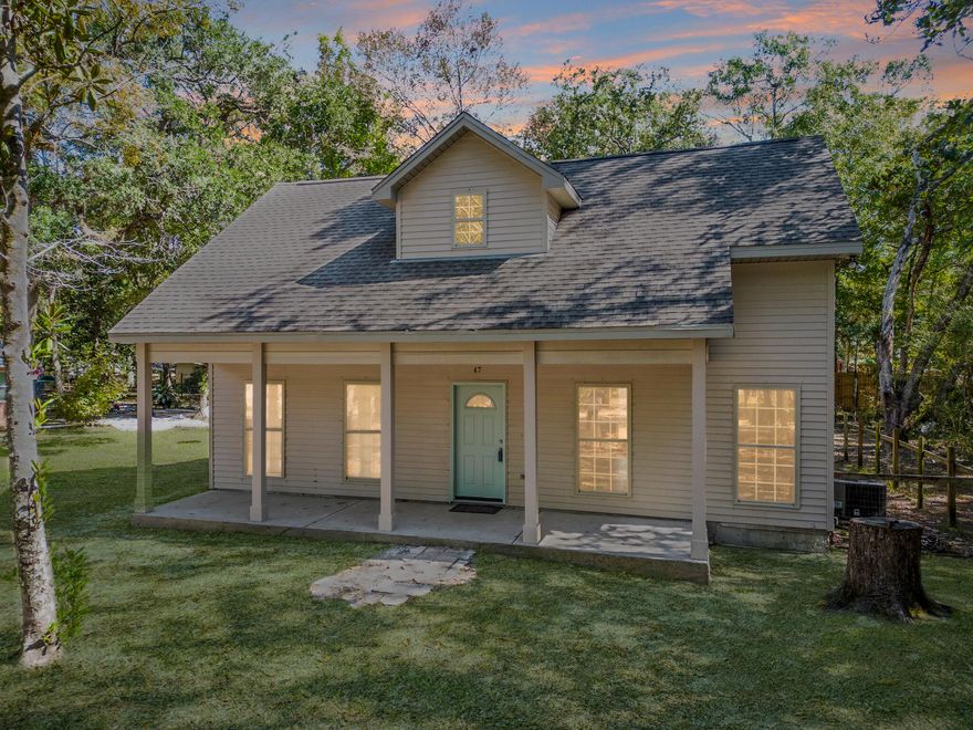 Wonderful INVESTMENT OPPORTUNITY in Walton County. A short drive to the beautiful Beaches of 30A, this is your chance to own an affordable piece of paradise in the heart of Freeport. This well-built property, constructed in 2010, is a perfect canvas for your vision. It features a master bedroom on the main floor for convenient living. Enjoy the southern charm of this home from your very own oversized front porch - the ideal spot to relax, sip a cold beverage, and enjoy the Florida sunshine. A detached lawn shed provides ample storage space for your outdoor equipment and tools. With some tender loving care and a little renovation, this house can be transformed into an absolute gem. The tile floor in the main living area is a promising start to your dream project. Act now and make it yours!