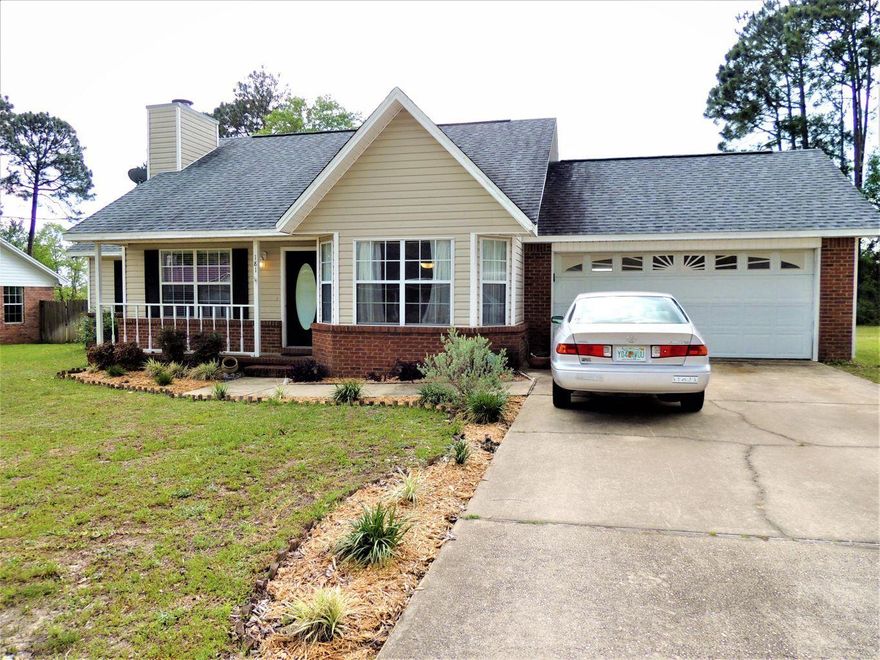This adorable 3 bedroom 2 bath home welcomes you from the moment you enter the front door. It has a stone wood burning fireplace, custom solid wood cabinets in the kitchen with an beautiful bay window and built in desk area. Updated wood laminate flooring throughout the home. This home has been well kept and cared for and is awaiting its new home owners to arrive. Home also offers a full size 2 car garage and sits on over a 1/3 acre lot and is located in south Crestview zoned for the most desirable Antioch elementary school.