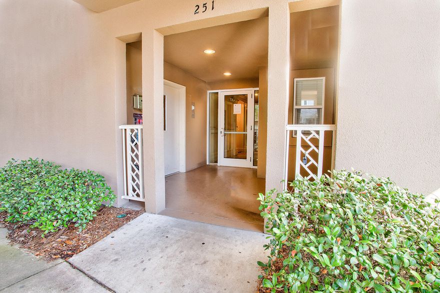 Welcome to your own slice of paradise! This condo is ideally located near shopping, restaurants, and the crystal-white beaches of the Gulf of Mexico. It has a spacious open floor plan with split bedrooms, which are both very spacious. The master bedroom features an en suite bath with a separate vanity to prepare for the day. The kitchen has wood cabinets, granite counters, stainless appliances, and a new dishwasher. NEW carpet throughout. The laundry room has a NEW washer & dryer and has plenty of room for additional storage.