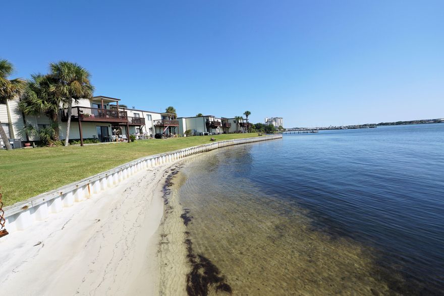 Enjoy Soundside living in this ground-floor condo located in the desirable Fountainhead complex. This one-bedroom, one-bath unit features a comfortable living area that opens directly to a lush green space with beautiful views of the Sound.Community amenities include a waterfront pool, clubhouse, tennis court, kayak/paddleboard racks, and a dock. Dock slips are available through the HOA for an additional fee when space permits. On-site parking is included.Conveniently located near local beaches, military bases, and shopping.No pets and no smoking permitted.Applications are online at NicevilleRentals.com.