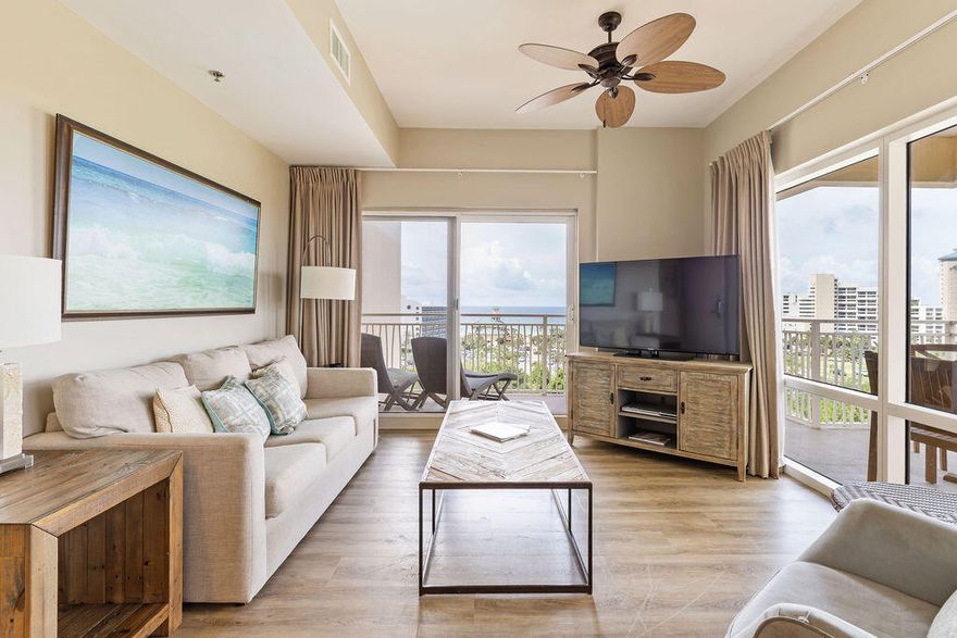 Exceptional SE Corner Unit in Luau I at Sandestin Golf & Beach ResortStunning 2BR/2BA southeast corner unit with panoramic Gulf and resort pool views from every room and a spacious wrap-around balcony--perfect for dining or relaxing. Bright and beautifully furnished, this condo features updated flooring, a refreshed kitchen with breakfast bar, and a flexible lock-out floor plan ideal for personal use or rental income.The unit is currently in the Sandestin Resort rental program with an 'A' grade rating, this turn-key property enjoys strong booking history and income potential, while still allowing owner use.. Sandestin Golf and Beach Resort features more than seven miles of beaches and pristine bay front, four championship golf courses, 15 world-class tennis courts, a 226-slip marina, a fitness center, spa and celebrity chef dining. Shop, dine and play at the charming pedestrian village, The Village of Baytowne Wharf and more. Inside the gates of the resort, residents enjoy a balanced lifestyle of resort-style living, spanning the 2,400 acres from the beach to the bay. Everything within the gates of the resort is accessible by golf cart or bicycle. The entire resort is interconnected by miles of pedestrian, bike and golf cart paths that weave through groves of live oaks, meandering past natural lagoons, fountains, man-made lakes, and meticulously landscaped fairways.

Showings are extremely limited due to high occupancy  contact us now to secure a viewing between bookings while it's still available! Fully furnished and move-in ready  don't miss your chance!