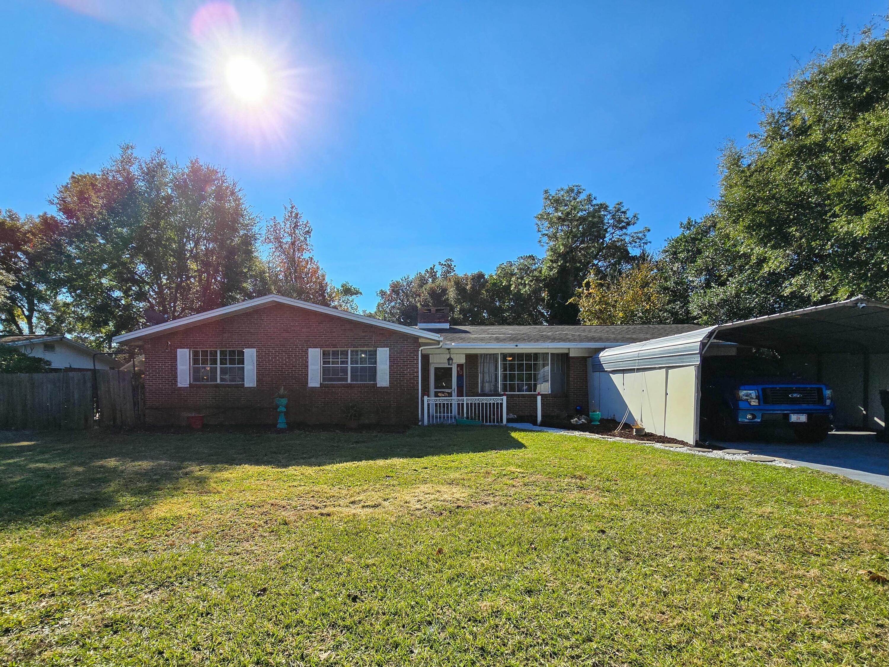 Welcome to 40 Maple Ave, a true gem in the highly desirable Poquito Bayou neighborhood of Shalimar, FL. This charming all-brick ranch-style home seamlessly blends classic design with modern updates while offering a spacious 1,999 square feet of living space on an impressive .34 acre lot. Step inside the vibrant red door to discover a flowing layout with 4 generous bedrooms and 2 full bathrooms. The heart of this home is the expansive, renovated kitchen that is complete with sleek stainless steel appliances, updated cabinetry, and luxury plank flooring. The kitchen opens to both a bright dining room with a bay window and also a cozy living room with a stone fireplace. Recent updates include new plumbing and a brand new HVAC system installed in 2024. Outside, the large, fenced backyard has a covered porch, hot tub, above-ground pool, fire pit, and storage area. With a large two-car garage and additional carport, parking is never a concern.
Located just half a mile from the Poquito Bayou Boat Launch and right around the corner from Leo Norred Park Playground, this home offers both convenience and community. The voluntary community association hosts events throughout the year. Don't miss this rare opportunity to own a piece of paradise in Shalimar and add your touch to this beloved home. Schedule your private showing today and experience the charm of Poquito Bayou living!