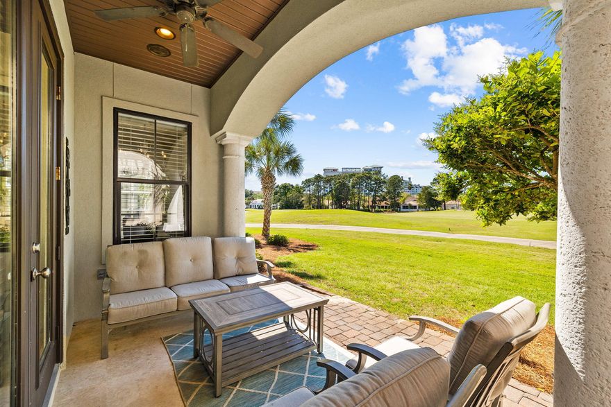Welcome to 1862 Boardwalk in Villa Lago, where luxury meets leisure in the prestigious Sandestin Golf and Beach Resort. Sold furnished with 6 seater golf cart. Situated overlooking the 5th fairway of Baytowne Golf Course, this home offers a perfect blend of Mediterranean architecture and coastal elegance. Step inside to discover a beautifully designed interior featuring hardwood flooring, quartz counters, and triple crown molding. Freshly updated kitchen and baths in 2023. The open-concept living area is ideal for entertaining, while the private master balcony offers a peaceful retreat with sweeping views of the fairway. Additional highlights include a full one-car garage, perfect for storing your golf cart, and a bonus loft area upstairs that can be customized to suit your needs. Whether you're seeking a permanent residence, a second home getaway, or a vacation investment, this turnkey property is ready to impress. Experience the ultimate in luxury living with access to the neighborhood community pool and clubhouse exclusively for owners and guests within the Villa Lago neighborhood. In addition to the Villa Lago community pool, there are two Sandestin Owners Association communities pools available to Sandestin owners. Look forward to a resort lifestyle in Sandestin Golf and Beach Resort, a gated community that has some of the most stunning white sandy beaches, four championship golf courses, a world-class tennis center with 15 courts, and a marina. Enjoy shopping and dining on Grand Boulevard or at the quaint Village at Baytowne Wharf all within a golf cart ride away. Conveniently located between the airports in Panama City and Fort Walton Beach, this impressive home is also close to Sacred Heart Hospital. Whether you're relaxing poolside or exploring the resort's amenities, Villa Lago offers the perfect blend of comfort and convenience with the potential for rental income. Gross rental income through September 2024 - $44,522.95. 2023 Gross rental $52,604.51 2022 Gross Rental $53,729.09
Buyer to verify all fees, assessments, measurements, and other information. Small list of exclusions.