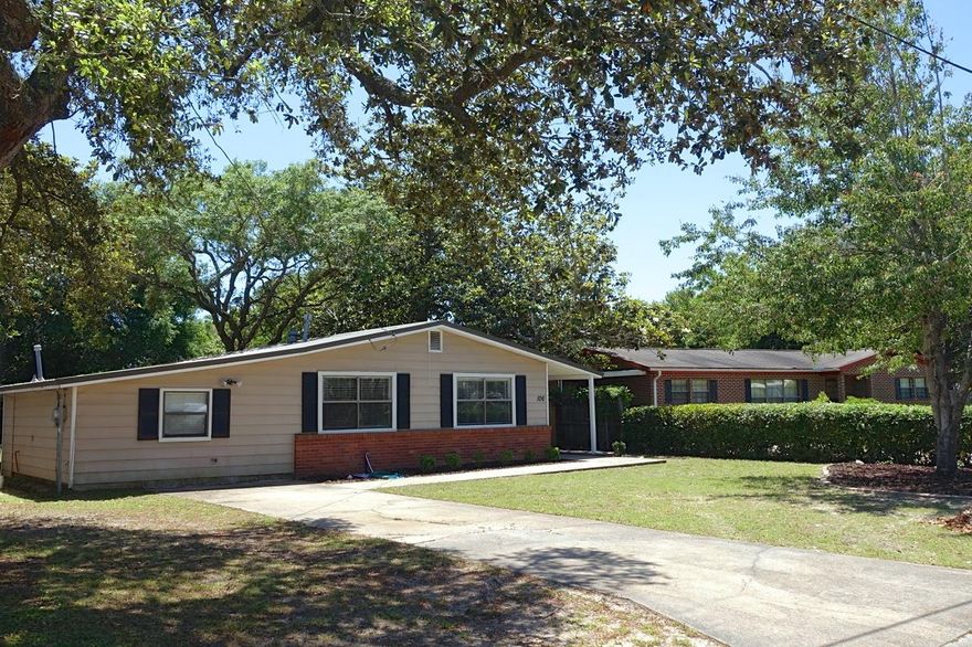 Updated & Move in Ready. Beautifully Remodeled 3 Bedroom, 1 Bath Home with Bonus room, enclosed porch & large fenced backyard with above-ground pool. Beautiful remodeled Kitchen with stainless steel appliances with Gas Oven, Microwave, Refrigerator & Dishwasher. Home has new flooring, new fixtures & ceiling fans. 2 large bonus rooms presently used as a study & gym. Laundry Room & Storage. There are also full hookups for a Camper/RV. Located in a quiet neighborhood and close to military bases, schools, restaurants & shopping. Washer & Dryer do NOT convey.