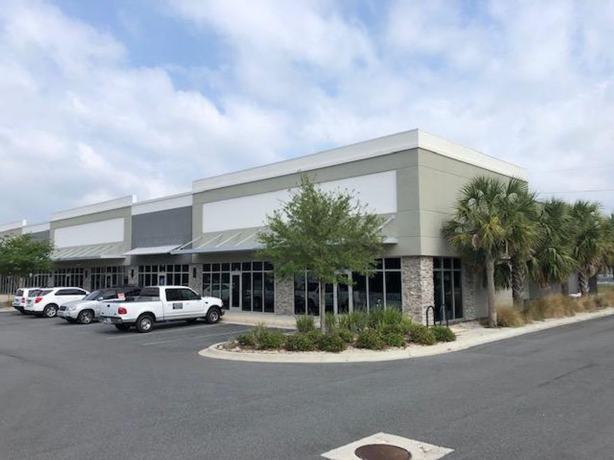 End Cap 4,000 SF retail / warehouse space available in West Destin just off of Main Street. The business park is located just behind Target in Destin near the intersection of Main Street & 98 Palms Blvd. This location in the market gives tremendous access from all directions. This 4,000 SF space has 2, 14' overheadroll up doors in the rear with a large driveway giving enough room for semi deliveries. The space has awide open floor plan with only a single restroom in place near the front of the space. The property has excellent visibility & access. The asking rate is $13/SF base rent + $2.50/SF triple net fees plus 6% sales tax = $5,476.67 monthly.