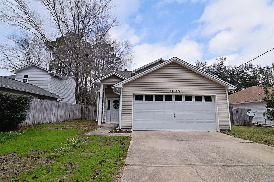 Must see, beautiful, well-maintained home. Seller is offering home warranty AND paying for title. This 3 bedroom 2.5 bath home open floor plan home is a must see! NEW ROOF AND A/C within the last couple of years. Floor plan is open, living room accented with 18ft ceilings and custom fireplace. Kitchen is huge with plenty of storage, granite countertops, and 20'' tiled floors. Master Suite is located on the first floor and is of ample size. Laundry room with separate closet and cabinetry finish off the first floor. 2nd floor consists of loft, 2 bedrooms with Jack-&-Jill bath. One bedroom has massive closet for additional storage. Backyard is fully fenced and has a patio and pergola w/ firepit, perfect for entertaining. Shed for yard equipment will convey.