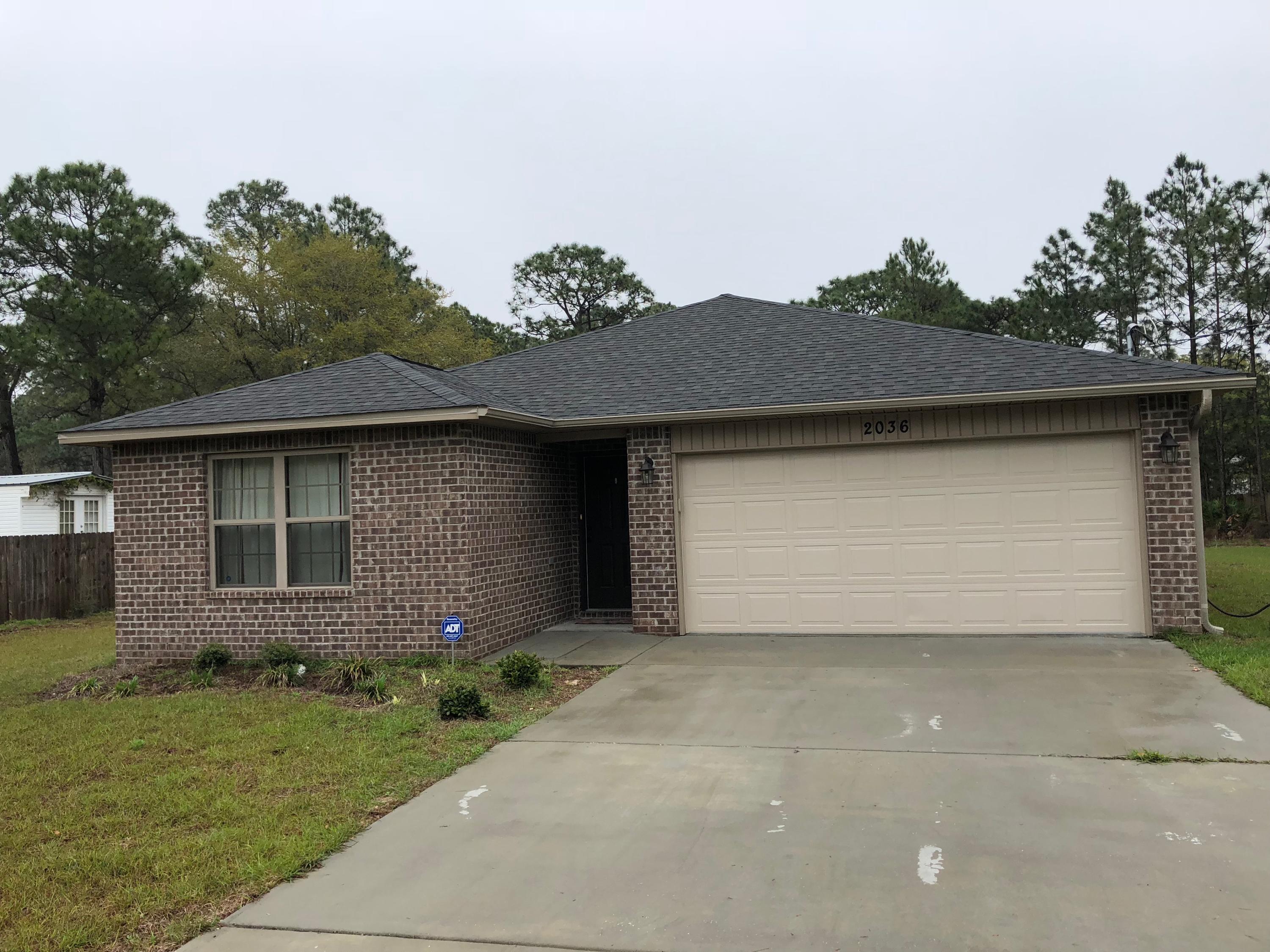 Large 3 bedroom, 2 bathroom home located on a large lot! The home has an open floor plan, granite counter tops in the kitchen, stainless steel appliances including side by side refrigerator, smooth-top range, over the stove microwave and dishwasher. The kitchen also has a pantry and center island. The kitchen is open to the dining and living room. The home has a split bedroom floor plan. The master bathroom has a double vanity, garden tub, separate shower and a throne room. There are sliding glass doors off the living room leading to a huge backyard perfect for entertaining! Call today to view this beautiful home!